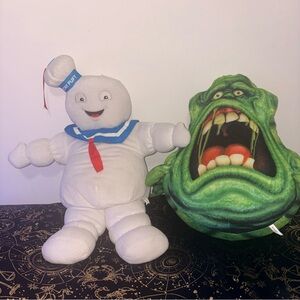 Slimmer And Stay-Puft Marshmallow Man toy factory ghostbusters plush! 2020